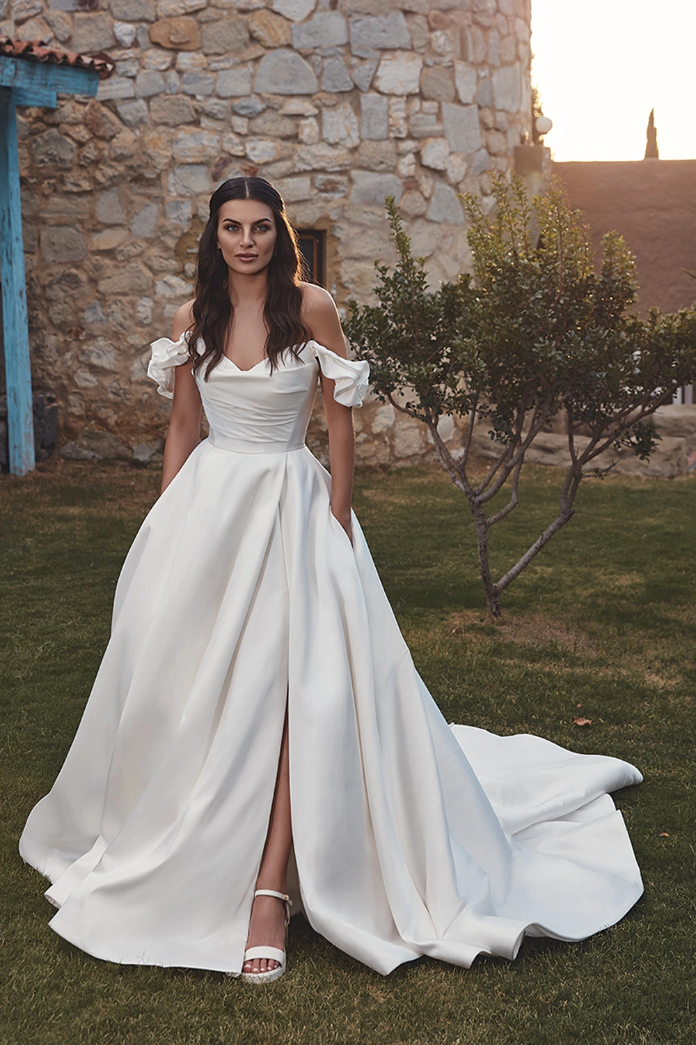 Brautkleid Modell Devon von Eddy K – Gesamtansicht