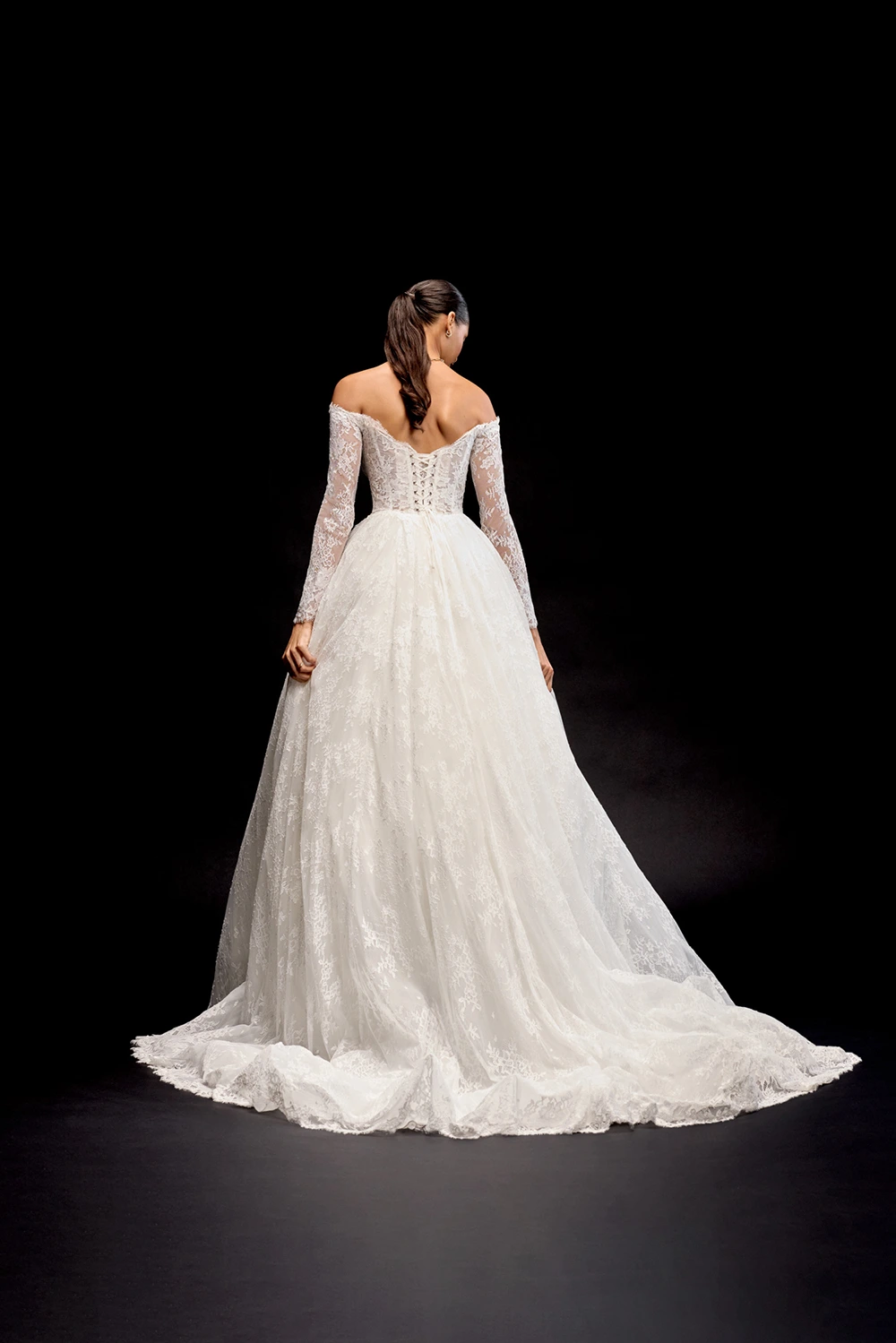 Brautkleid Modell Miyako von Justin Alexander Signature – Rückenansicht