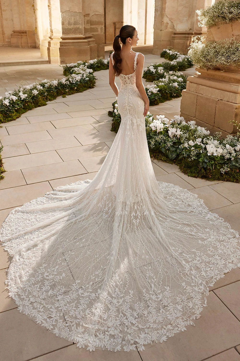 Brautkleid Modell Maritza von Aire Barcelona – Rückenansicht