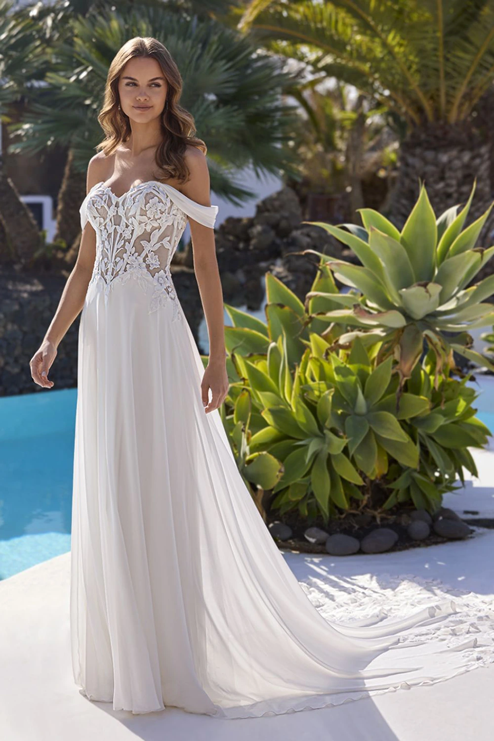 Brautkleid Modell Elsa von Enzoani Love – Vorderansicht