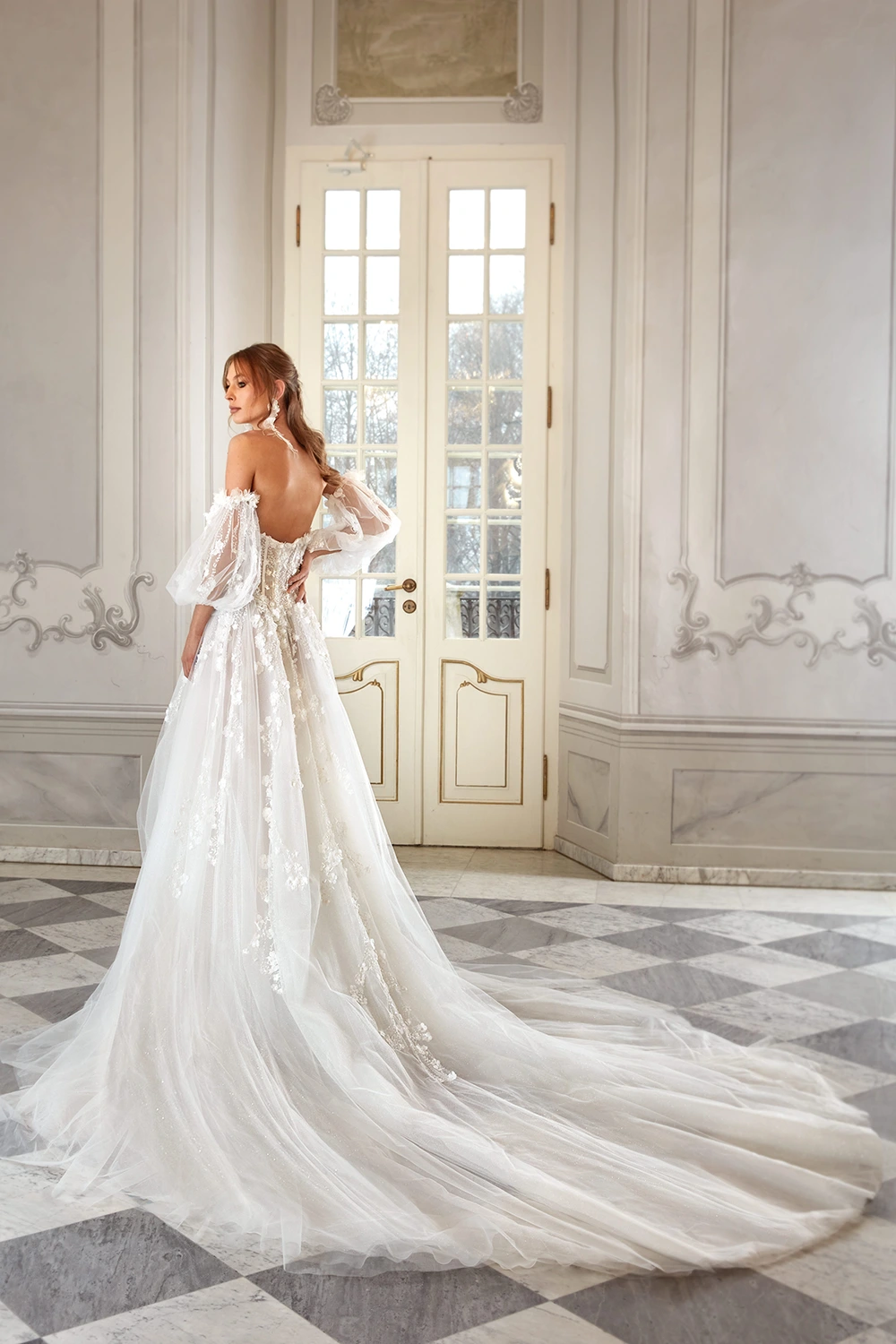 Brautkleid Modell Parissa von Vanilla Sposa – Rückenansicht