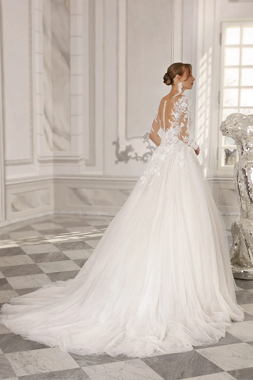 Brautkleid Modell Piper von Vanilla Sposa – Rückenansicht