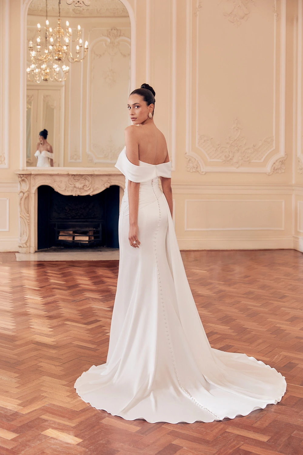 Brautkleid Modell Bridget von Ellis Bridals – Rückenansicht