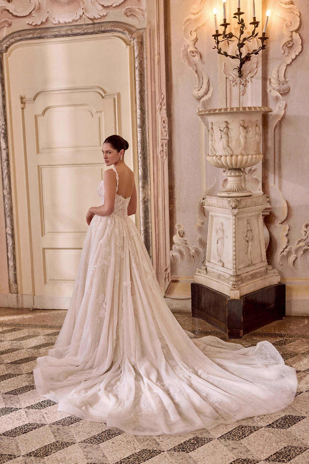 Brautkleid Modell Laura von Justin Alexander – Schleppe