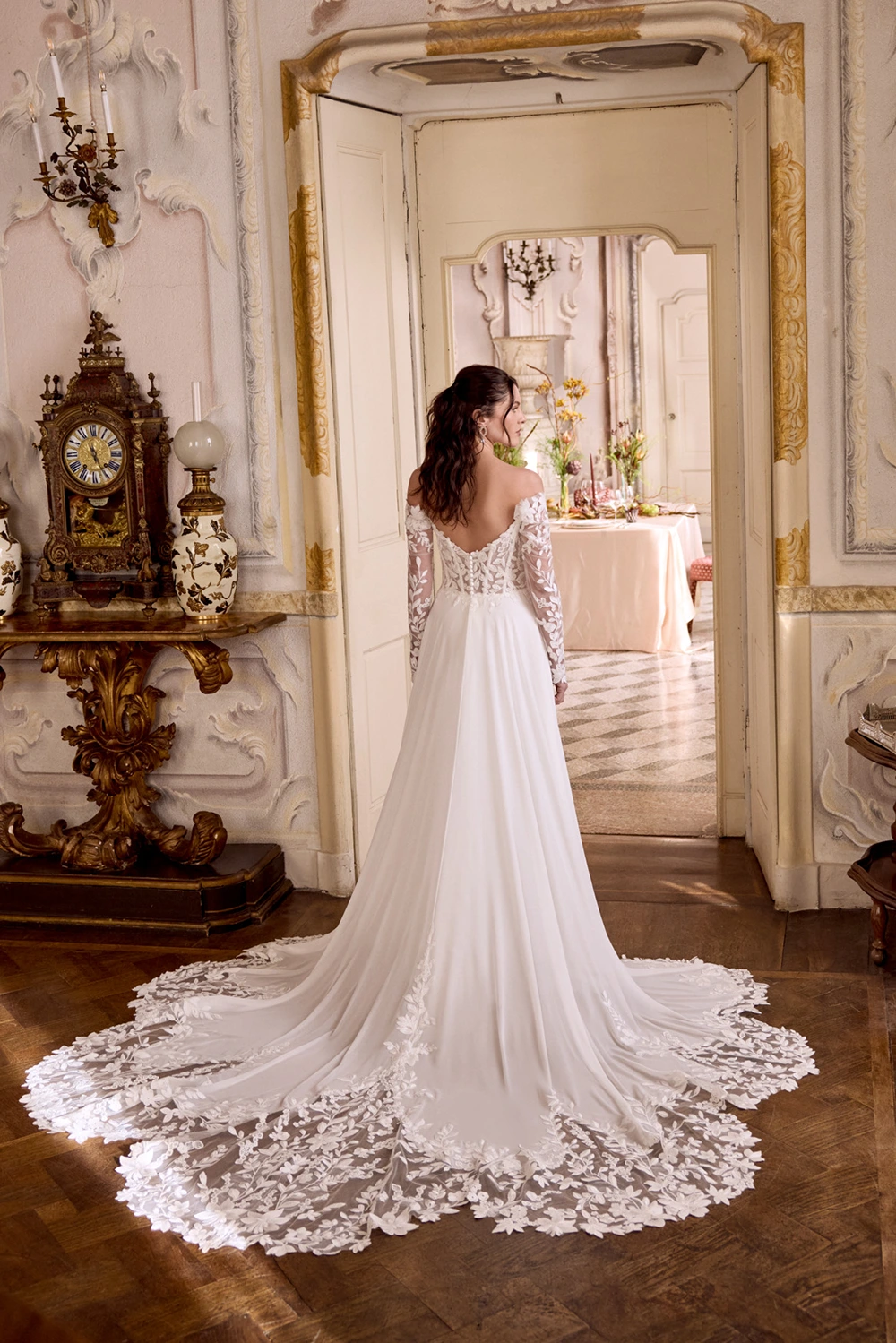 Brautkleid Modell Leila von Justin Alexander – Schleppe