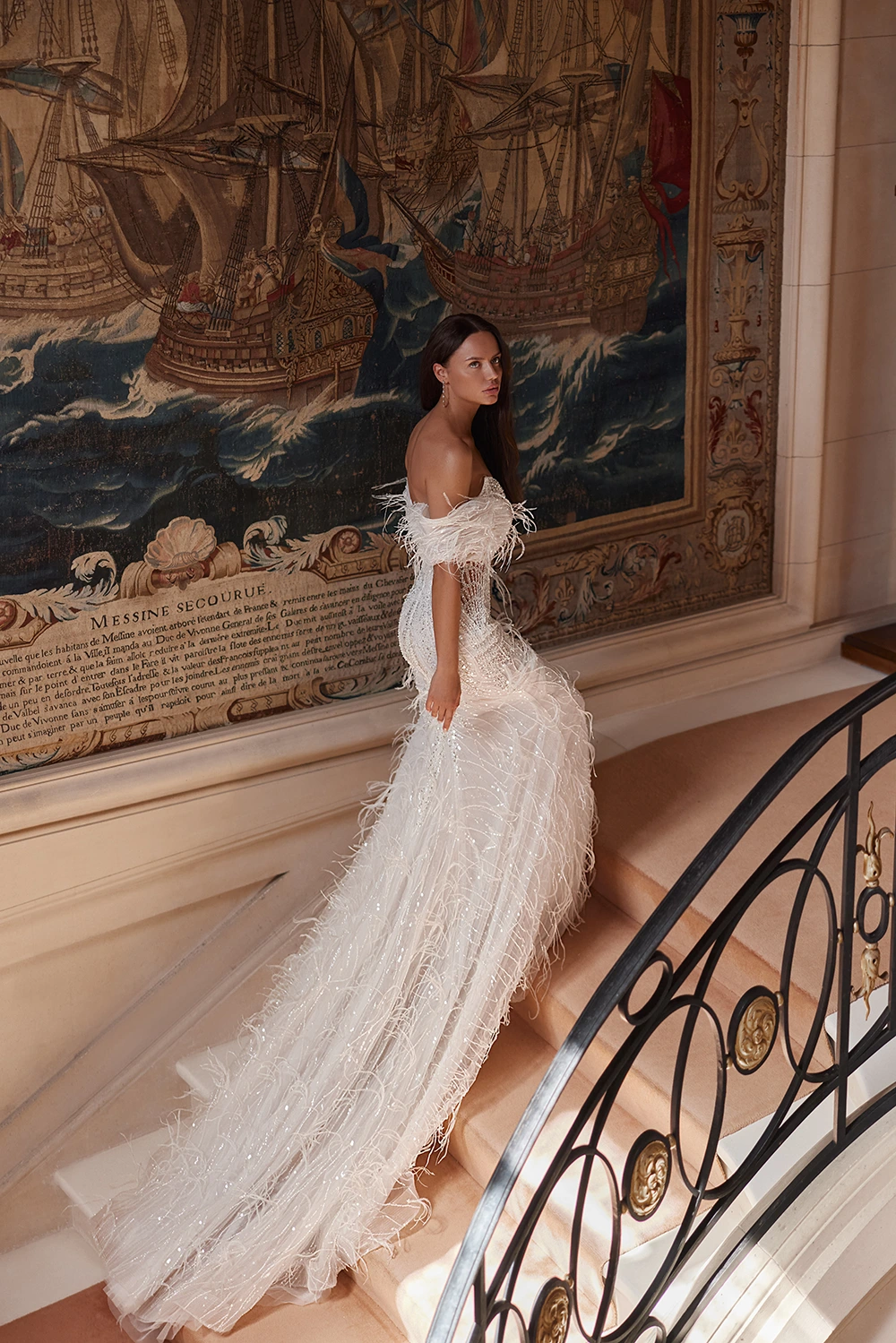 Brautkleid Modell Demi von Yedyna – Rückenansicht